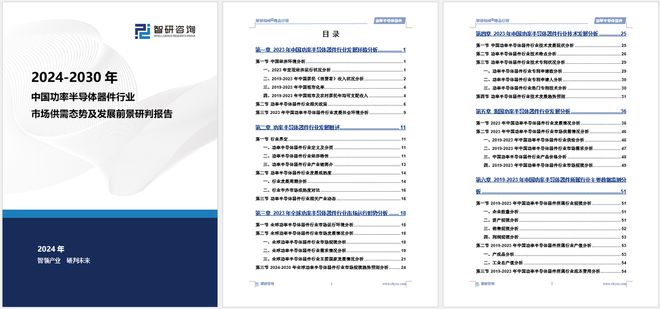 2024版中国功率半导体器件行业市场概况分析及投资前景分析报告(图5)