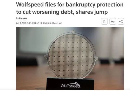 Wolfspeed破产引爆全球SiC市场！产业链上谁在抢滩？(图1)