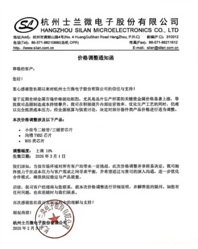 国产MOSFET密集涨价(图1)